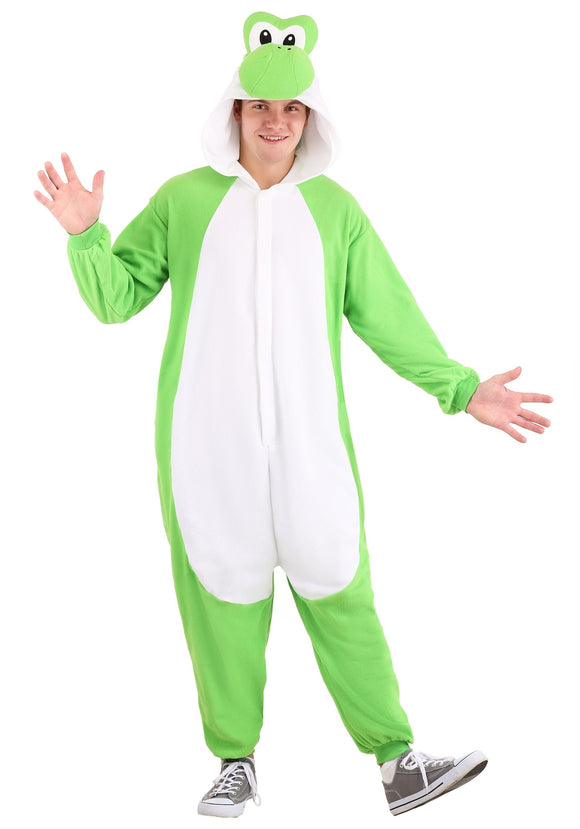 Super Mario Brothers Yoshi Kigurumi Adult Costume