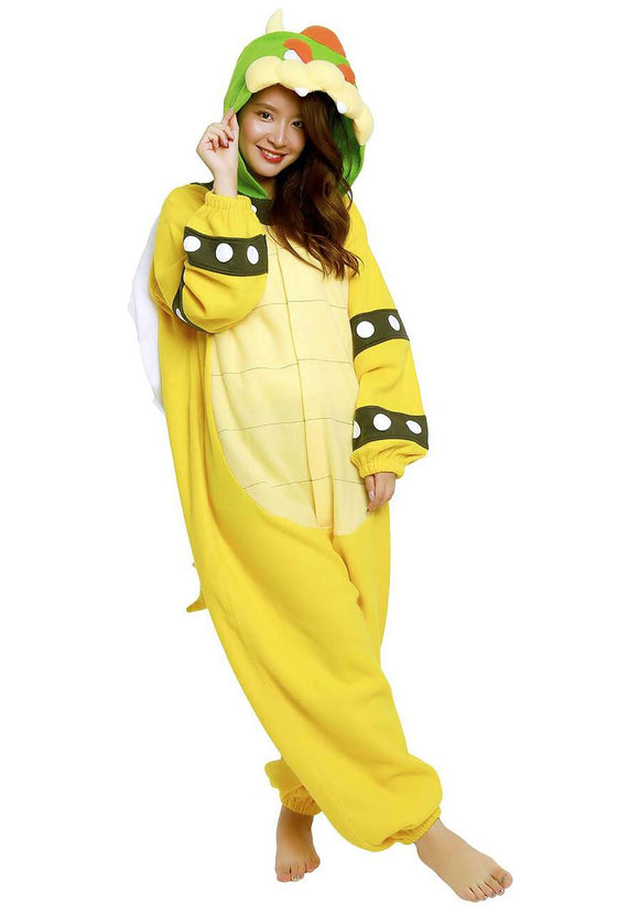 Bowser Super Mario Brothers Kigurumi Adult Costume