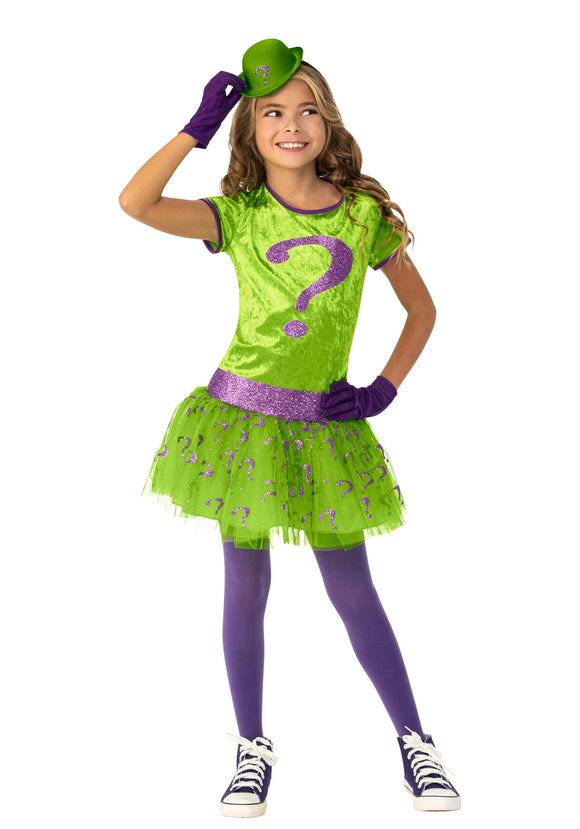 Super Villains Riddler Girls Costume