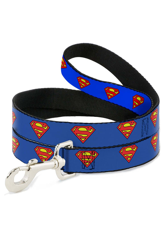 Superman Shield Blue Dog Leash Accessory