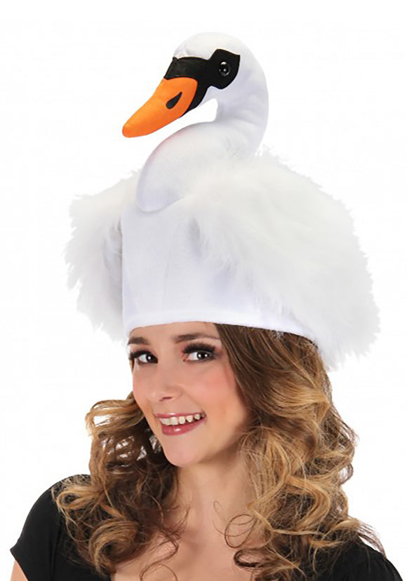 Plush Swan Hat