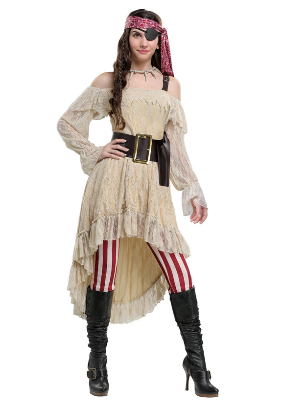 Swashbucklin' Sweetie Plus Size Costume for Women 1X 2X