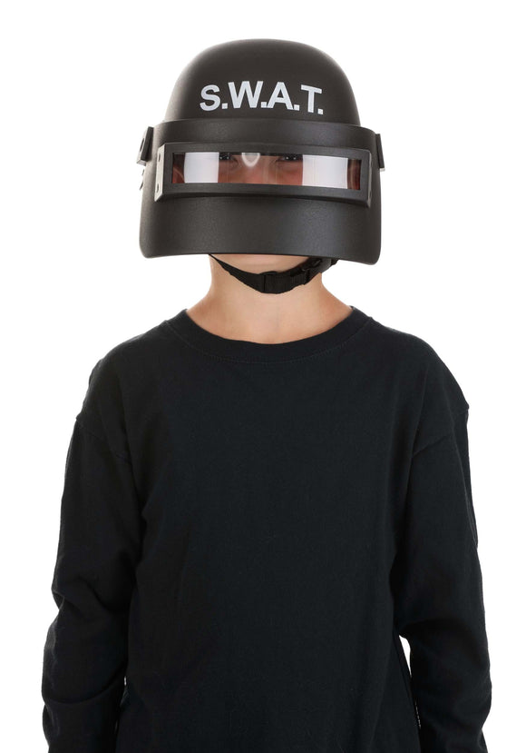 Child SWAT Costume Visor Helmet