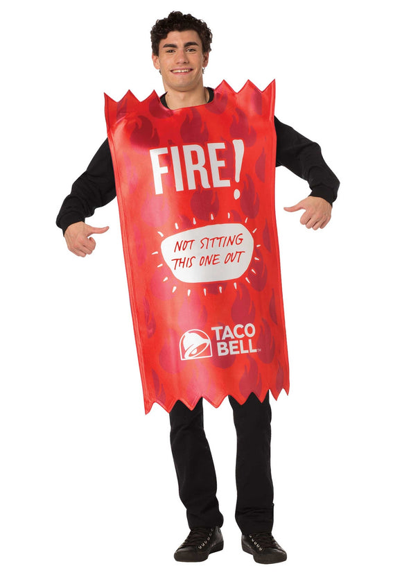 Adult Fire Taco Bell Sauce Packet Taco Bell Costume