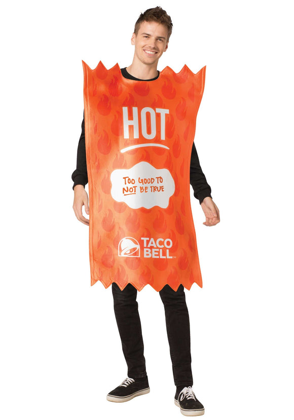 Hot Taco Bell Sauce Packet Taco Bell Adult Costume