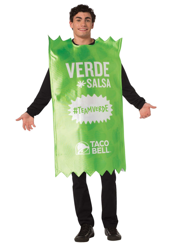 Adult Taco Bell Verde Sauce Packet Taco Bell Costume