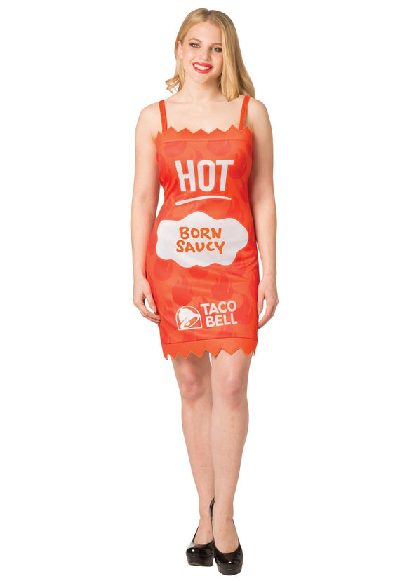 Women's Taco Bell Hot Taco Bell Sauce Packet Costume