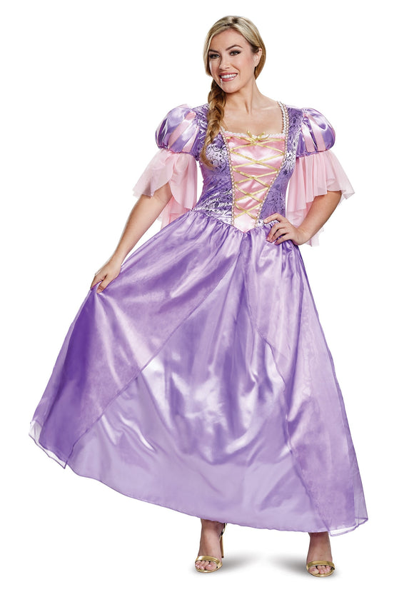 Adult Tangled Deluxe Rapunzel Costume | Rapunzel Dress Womens