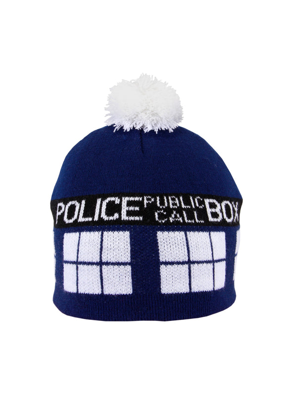 Adult TARDIS Pom Beanie