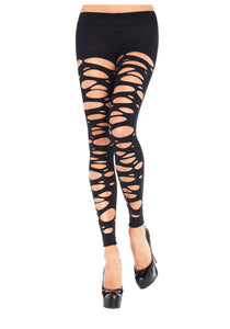 Tattered Footless Tights