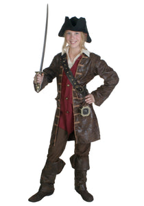 Teen Girls Caribbean Pirate Costume