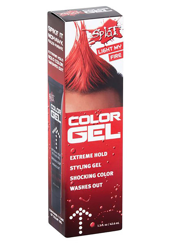 Splat Temporary Color Styling Gel in Red