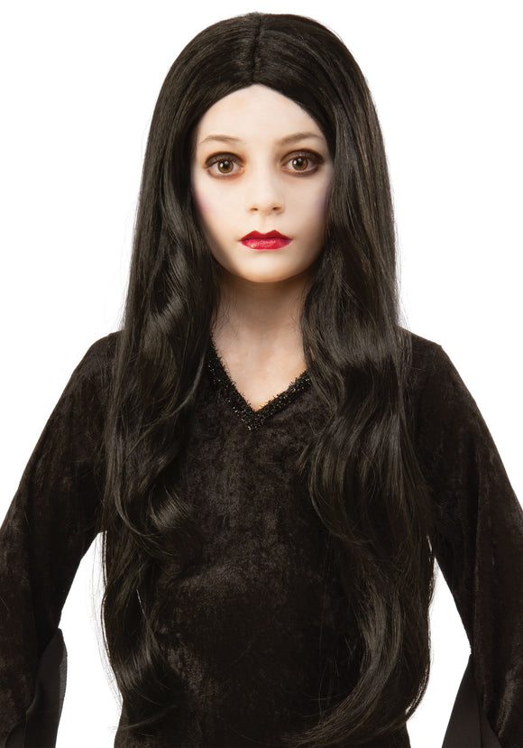 The Addams Family Morticia Kid's Wig Accessory