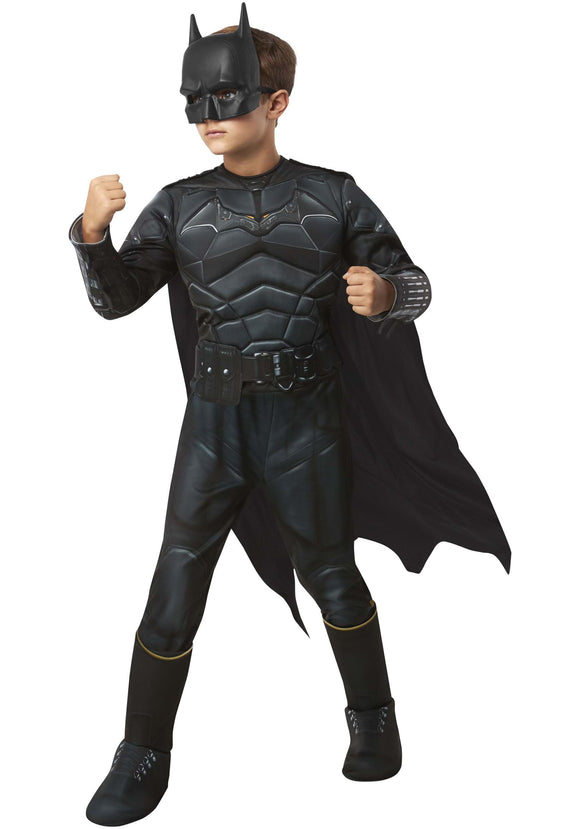 The Batman (2022) Deluxe Batman Boy's Costume