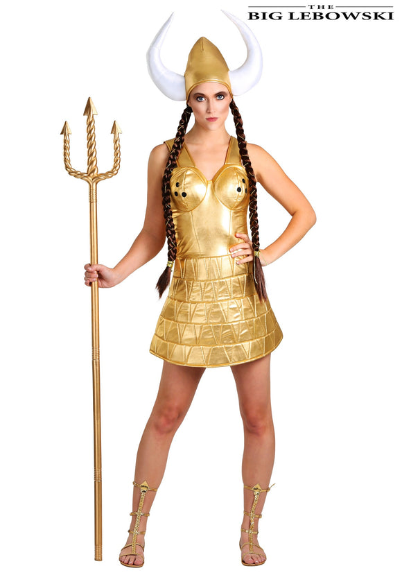 Plus Size The Big Lebowski Maude Viking Women's Costume