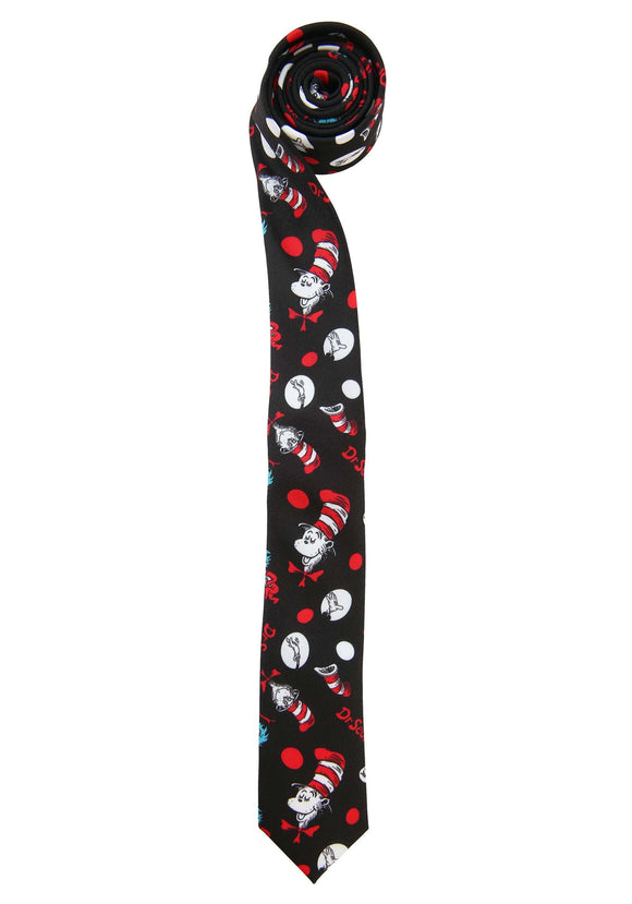The Cat in the Hat Adult Pattern Necktie