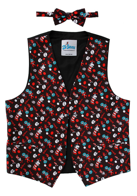 Adult Vest & Bow Tie The Cat in the Hat Pattern Kit