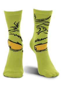 The Grinch Costume Crew Socks