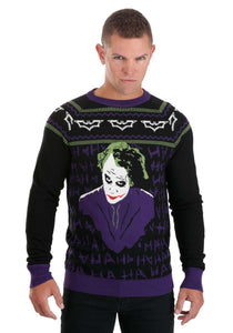 Adult The Joker Dark Knight Ugly Christmas Sweater