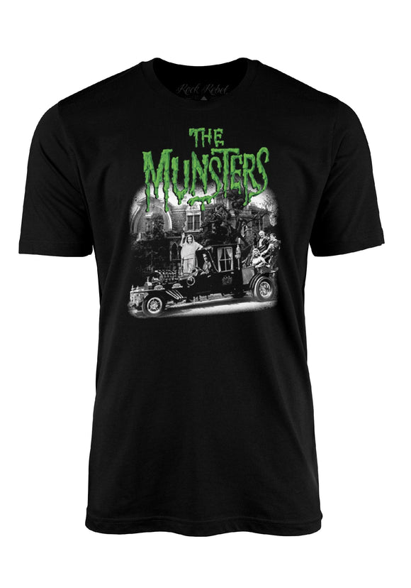 The Munsters Family Coach Graphic T-Shirt