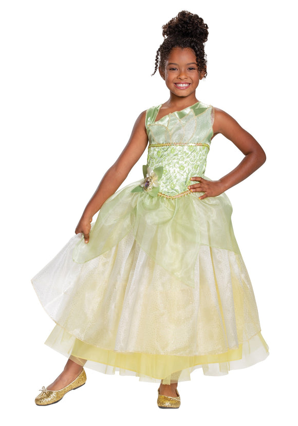 The Princess & The Frog Deluxe Tiana Girl's Costume