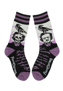 The Raven Edgar Allan Poe Socks