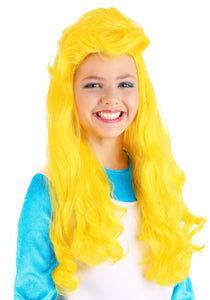 Girls The Smurfs Smurfette Wig