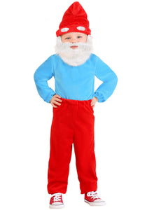 Toddler Smurfs Papa Smurf Costume