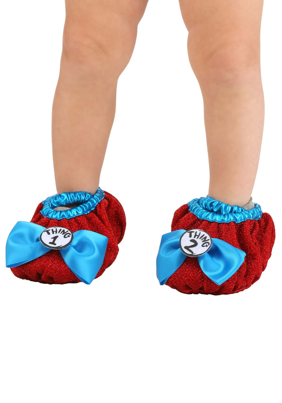 Dr. Seuss: Thing 1&2 Costume Shoe Covers Kids