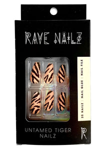 Press-On Tiger Nails Kit