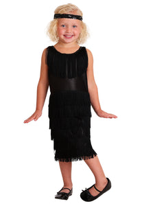 Toddler Black Flapper Dress Costume