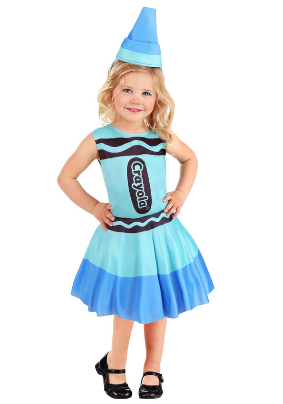 Blue Crayola Crayon Toddler Costume Dress