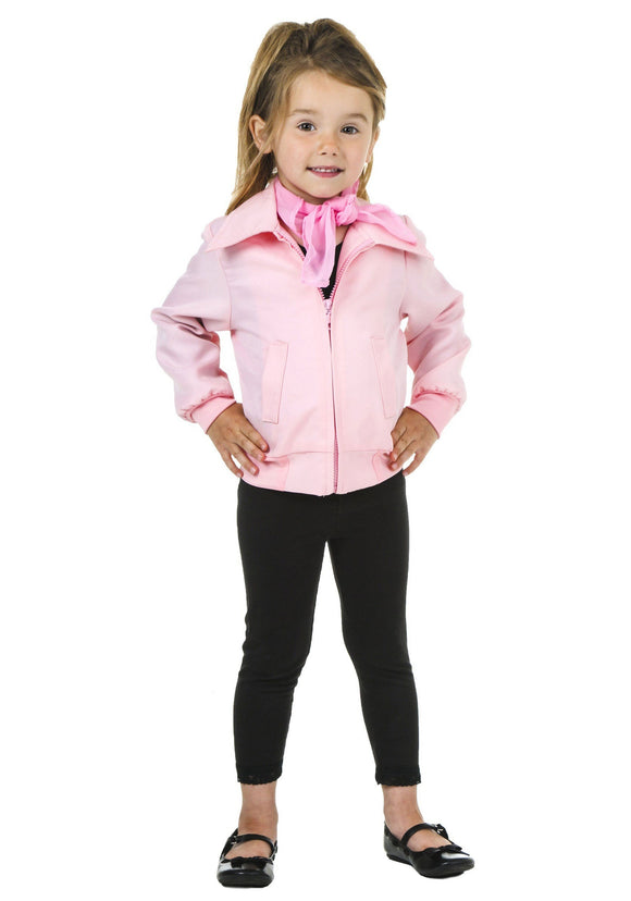 Toddler Deluxe Pink Ladies Jacket Costume