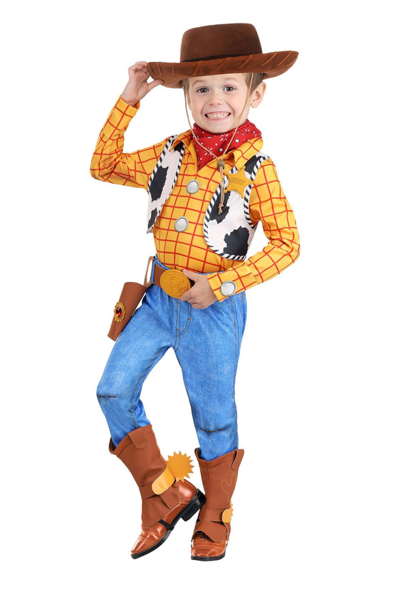 Boy's Disney Deluxe Woody Toy Story Toddler Costume