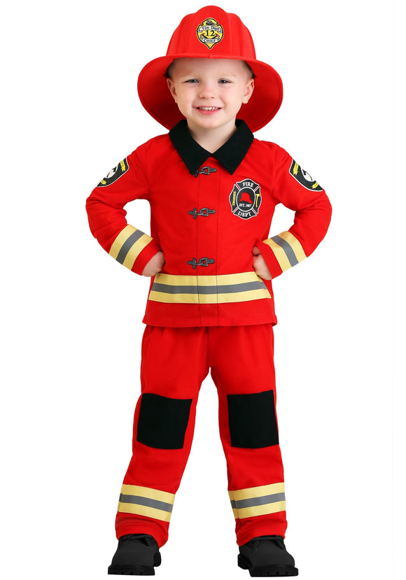 Friendly Firefighter Costume for Toddlers
