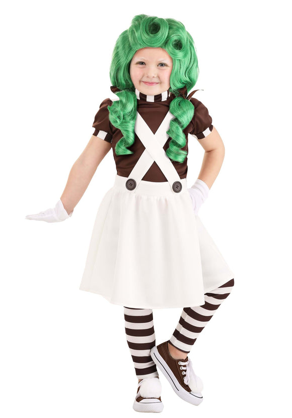 Toddler Chocolate Factory Worker Girls Costume