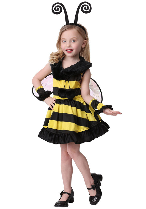 Toddler Girl's Deluxe Bumble Bee Costume