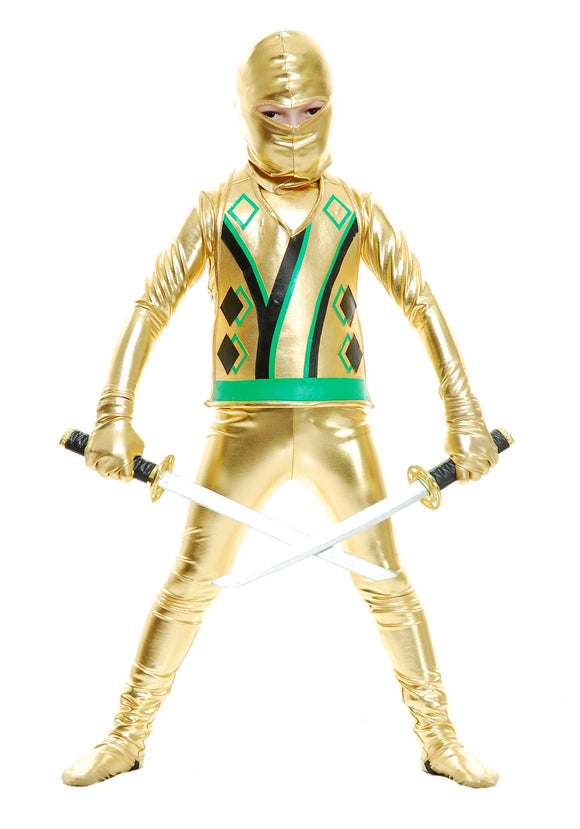 Toddler Gold Ninja Avengers Series III Costume