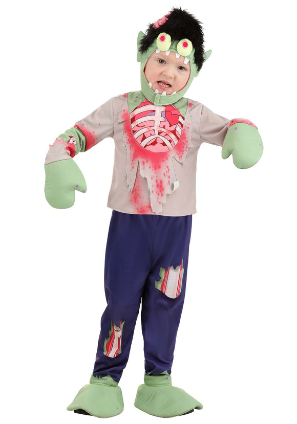 Toddler Goofy Zombie Boy's Costume