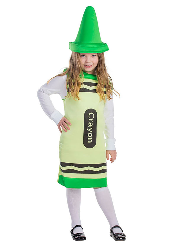 Green Crayon Costume for Toddlers
