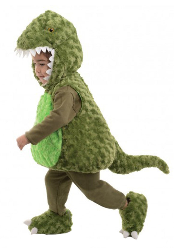 Cute Toddler Green T-Rex Bubble Costume
