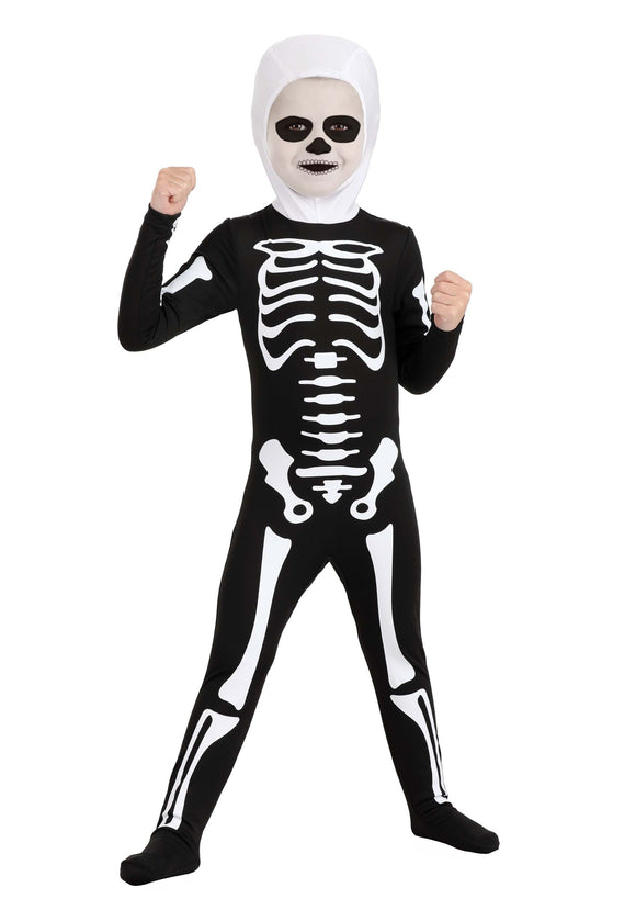 Karate Kid Toddler Skeleton Suit Costume