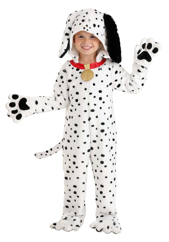 Plush Dalmatian Puppy Toddler Jumpsuit
