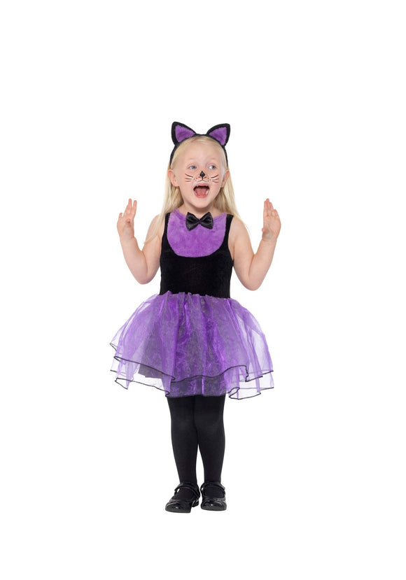 Purple Cat Costume for a Toddler