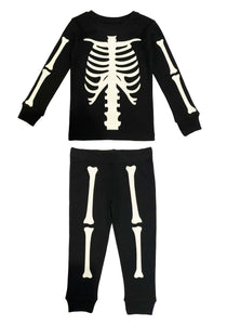 Skeleton 2 Piece Toddler Jogger Sleep Set