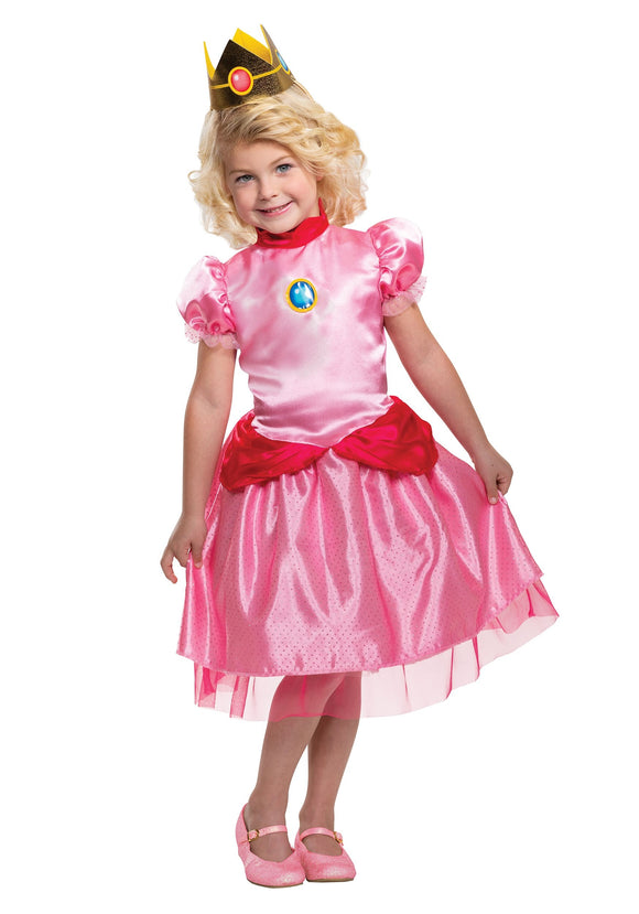 Super Mario Toddler Classic Princess Peach Costume
