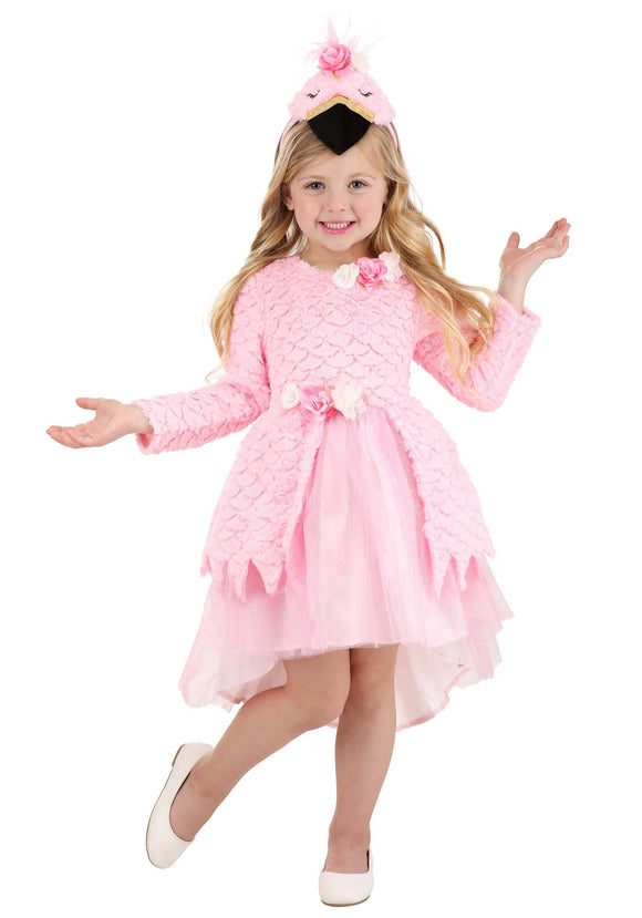 Girl's Toddler Tutu Flamingo Costume