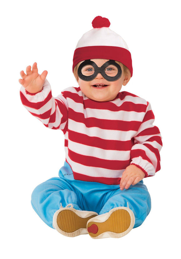 Where's Waldo Toddler Onesie Costume