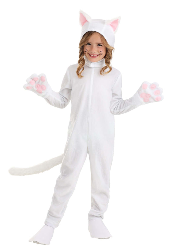White Cat Toddler Costume