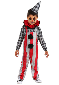 Wicked Circus Toddler Clown Costume